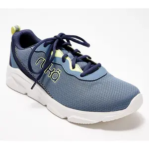 Ryka Lace-Up Max Cushion Mesh Washable Sneakers-Glide