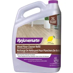 Wood Cleaner Refill, 1 Gallon, Cleans and Protects All Sealed Floors and Dries Fast for a Streak-Free