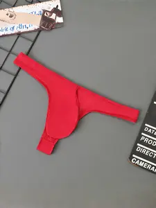 Men's Ice Silk Breathable Thin Sexy Low Waist Thong Panties, Fashion Nightwear, Valentine's Day Gift, New Year Couple Underwear