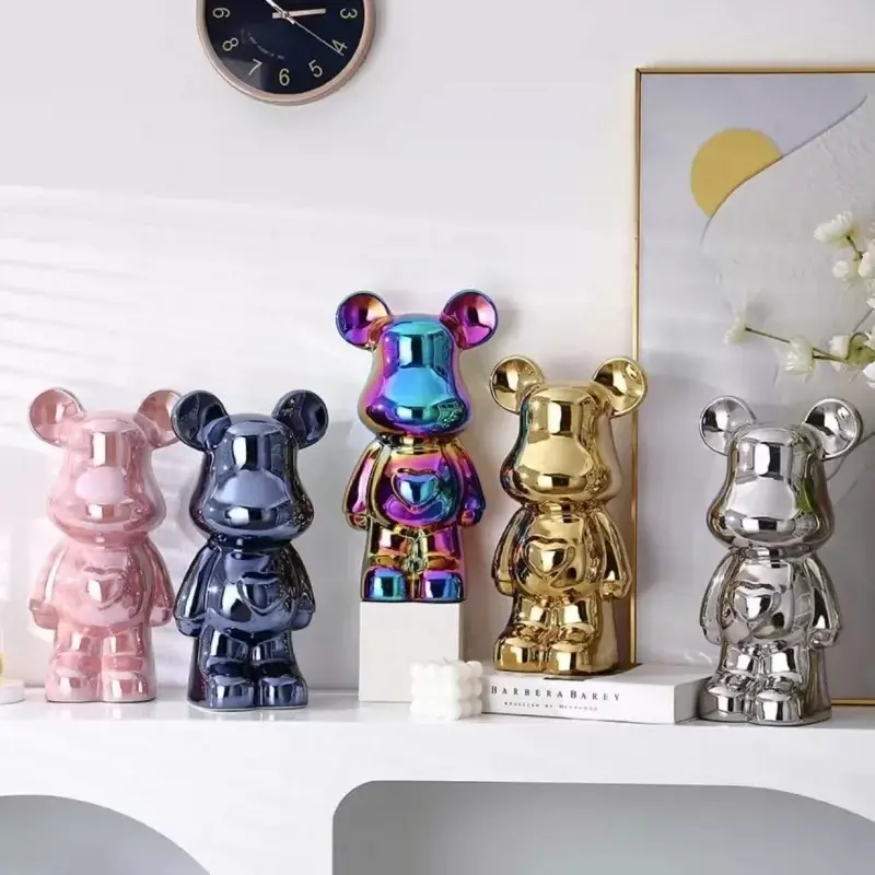 Trendy Decorative Money Box, Perfect for Living Room Display Cabinet, Desk, Bedroom, Adds Fashionable Atmosphere to Your Space, Ceramic, Decorative Piggy Bank