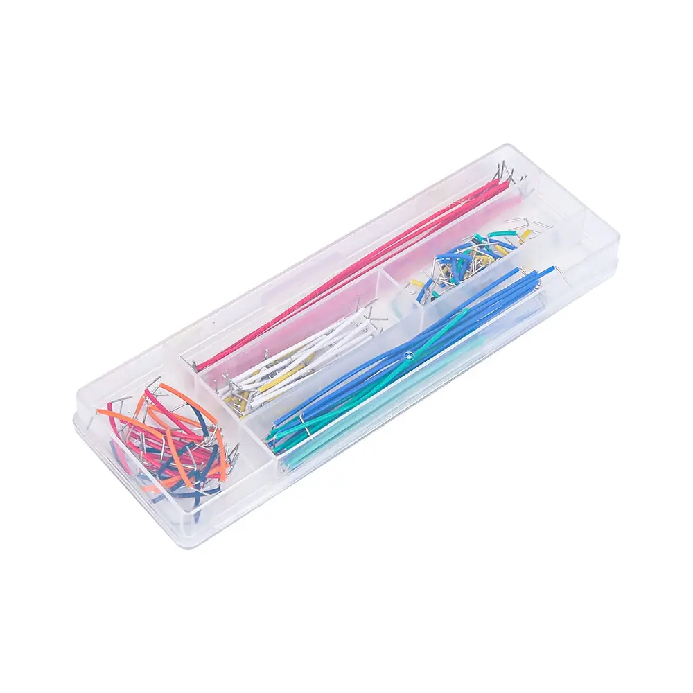 140-Piece U-Shape Breadboard Jumper Wire Kit for Arduino, Raspberry Pi & ESP32