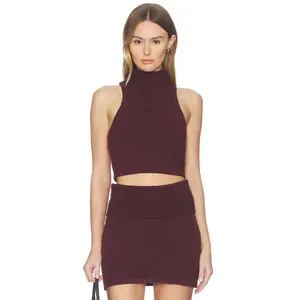 Nakedvice The Kairo Top in Plum