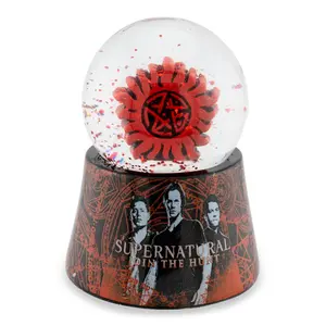 Supernatural Anti-Possession Symbol Light-Up Mini Snow Globe | 2.75 Inches Tall Supernatural Anti-Possession Symbol Light-Up Mini Snow Globe | 2.75 Inches Tall