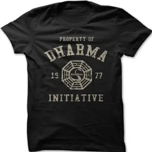 DHARMA Initiative 1977 TV Show LOST Tshirt, Retro Vintage Tee, Graphic tee, Fashion Cotton, Streetwear, Full Colors, For Men, For Women Classic Top