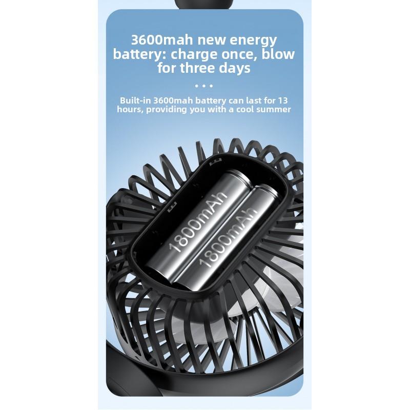 Portable Octopus Fan for Strollers, USB Rechargeable, Quiet & Foldable, Perfect for Outdoor Use