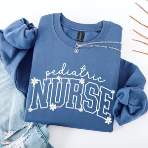 Pediatric Nurse T-SHIRT /  Sweatshirt, Peds Nurse Tshirt, Pediatrics Crewneck Sweatshirt, Peds Nurse Gifts, Pediatric Nurse Pullover, PICU Sweater Unisex Hoodie Oversized