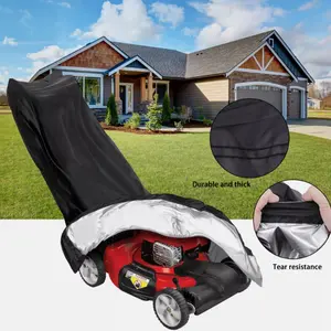 Lawn Mower Cover Waterproof Heavy Duty UV Protection Outdoor Garden Use