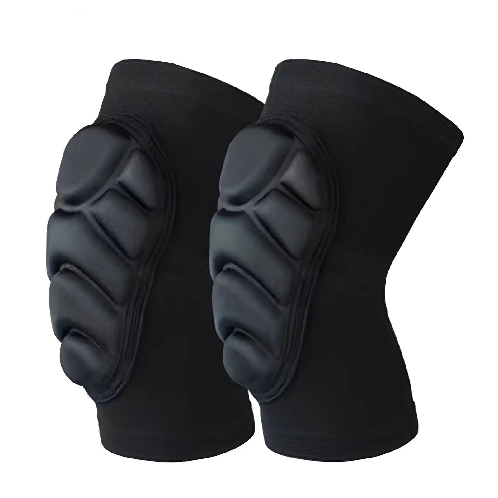 1 Pair Professional Cushioned Kneepads & Elbow Pads - Shock-Absorber, Durable Protective Gear with Hook & Loop Closure for Work, Volleyball, Football Sports Activities | Home Improvement Work Safety Equipment