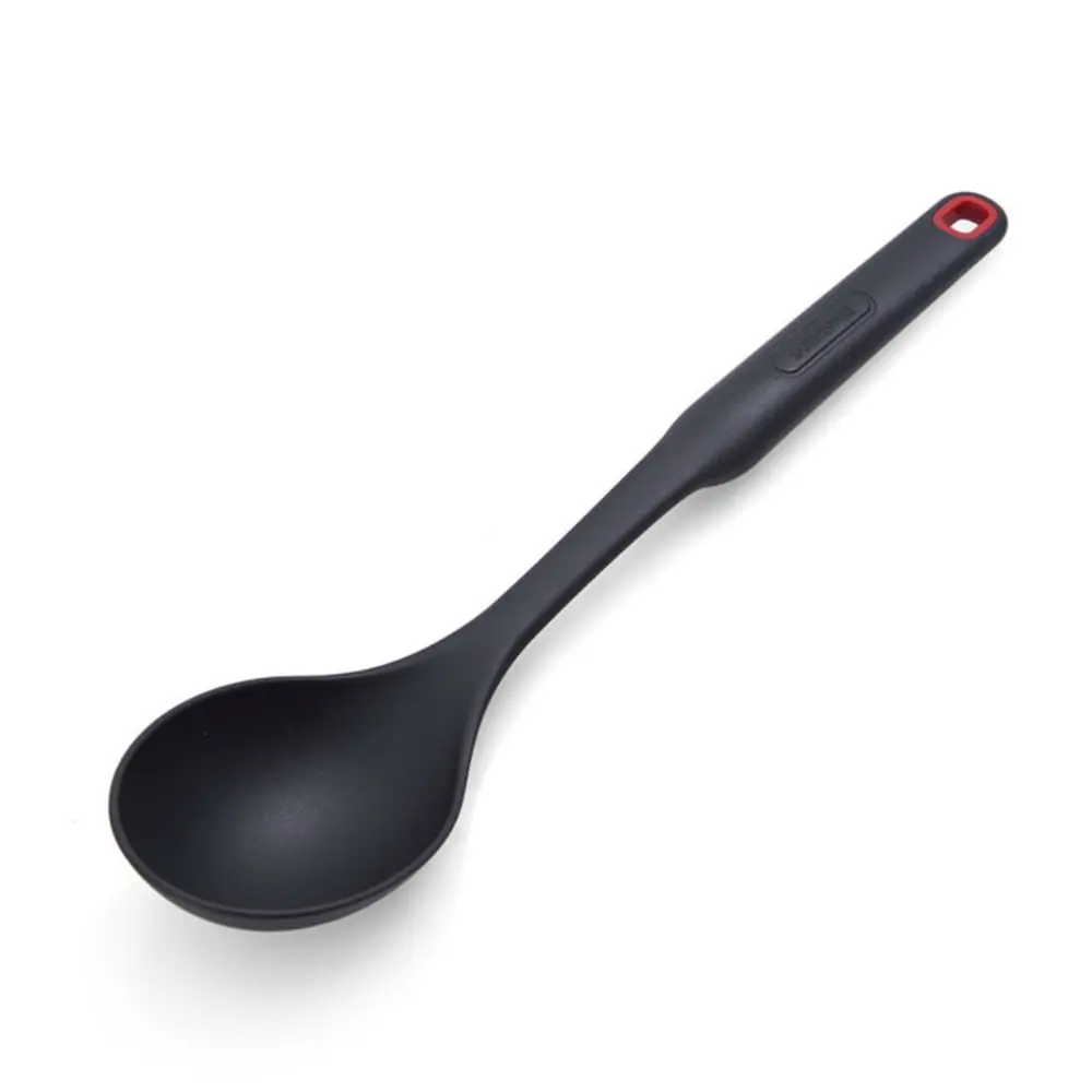 Farberware Black Nylon-Plastic Basting Spoon, Essential Kitchen Utensil for Cooking Tasks, Utensils
