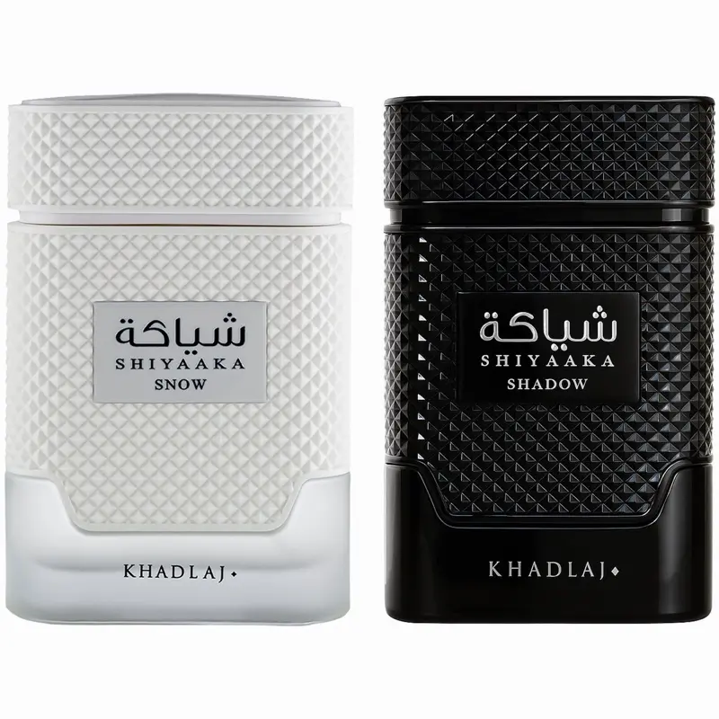 KHADLAJ Shiyaaka Snow & Shiyaaka Shadow Unisex Bundle 100 ML EDP Spray