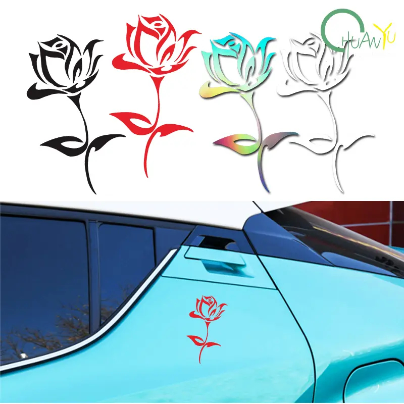 Beautiful A Rose Dead Vinyl Decal Car Sticker Waterproof Auto Decors For Truck Bumper Rear Window Laptop