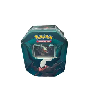 Pokémon Triple Whammy Tin Darkrai Series Collectible Box with Special Darkrai Card and Packs Paradox Rift Obsidian Flames Scarlet Violet