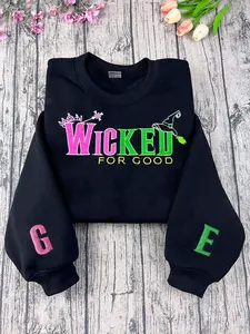 Wicked  for Good Embroidered sweatshirt, Wicked Fan Gift Sweatshirt, Defy Gravity Sweatshirt, Wizard of Oz , gift movie