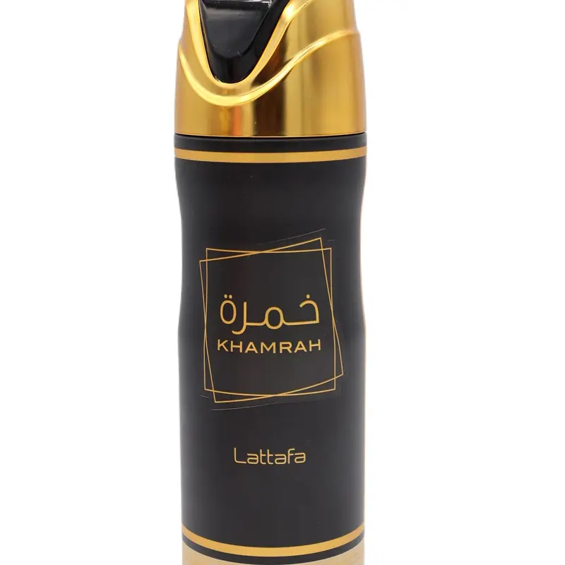 Lattafa Khamrah Perfumed Spray 6.67 FL.OZ Long Lasting Aromatic Amberwood & Vanilla Fragrance 200g Single Pack Scented