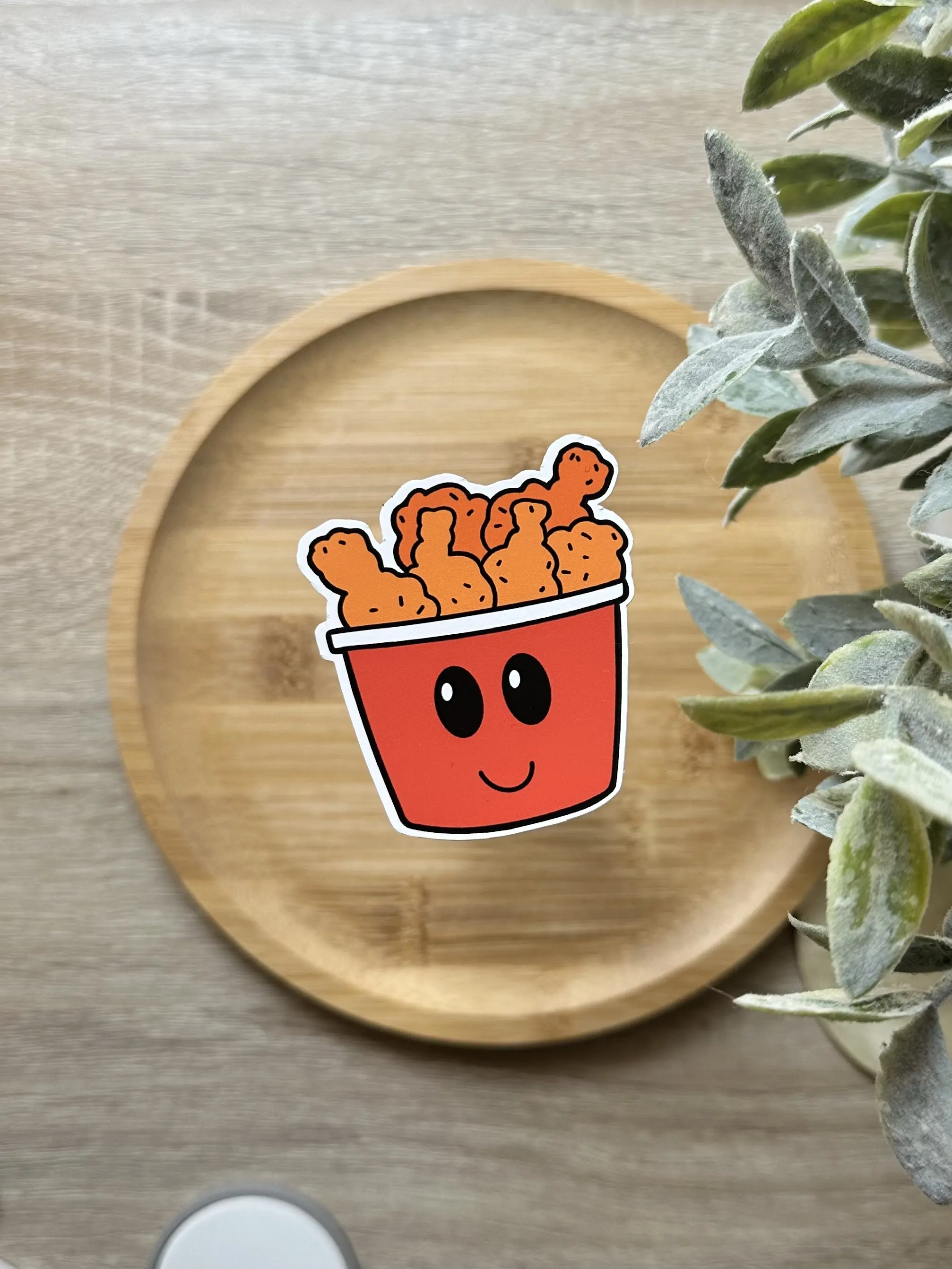 Chickenjoy Cute Filipino Sticker | Cute Birthday Gift Philippines Stickers Vinyl Stickers for Laptop, Water Bottle | Filipino Merch