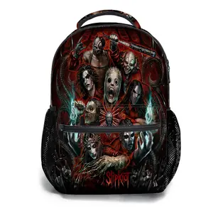 Slipknot-Backpacks for Girls, Cute School Backpack for Girls Boys, Aesthetic Bookbag for Teens, Lightweight Classic Backpack for Travel, Work, Picnic A-59