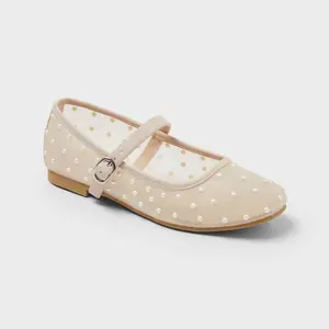 Kids' Noelle Pearl Mary Jane Flats - Cat & Jack Kids' Noelle Pearl Mary Jane Flats - Cat & Jack