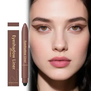 Two-In-One Eyeliner Pen Naturally Silky Smooth Eye Makeup, Outlining And Coloring, Easy To Handle Eye Beauty