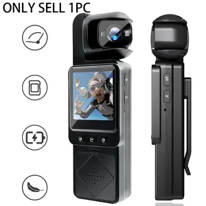 1080P Rotatable Action Camera, WiFi Wireless Recorder, 6x Digital Zoom,180°Vlog Body Video Camera, Motion Detection,Handheld Camera Recorder,POV Camera, Mini Sports DV Camera, Video Recording Camera Suitable for Outdoor, Travel