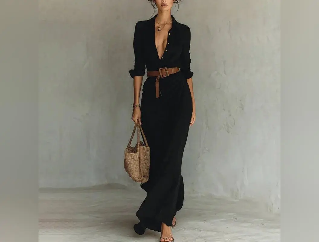 black satin and lace dress Women's Black Satin Lace Slip Dress | Kelsey