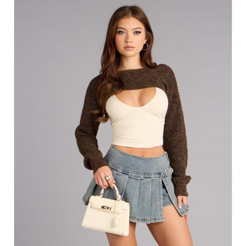 Little Luxe Twist Lock Mini Satchel Bag