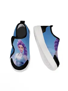 Exclusive Recommendation! Ice Princess Print Kids Casual Training Shoes, Footwear Athletic Trainer, Official Anime Style Fashion, Vibrant Blue Theme, Easy Wear