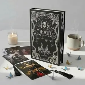 Manacled Special Edition Book, Illustrated 3-in-1, A5 Hardcover, Bookmark & Art Prints
