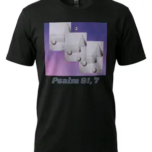 Psalm 91:7 Unisex Christian Graphic T-Shirt