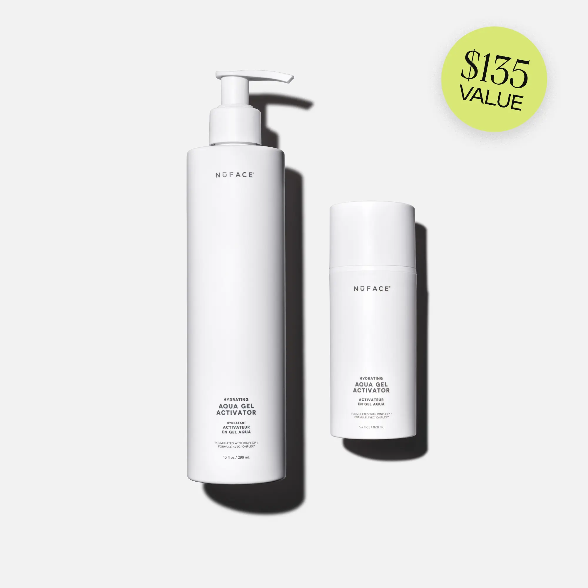 Hydrating Aqua Gel Home & Away Duo - Hydrating Microcurrent Gel Activator