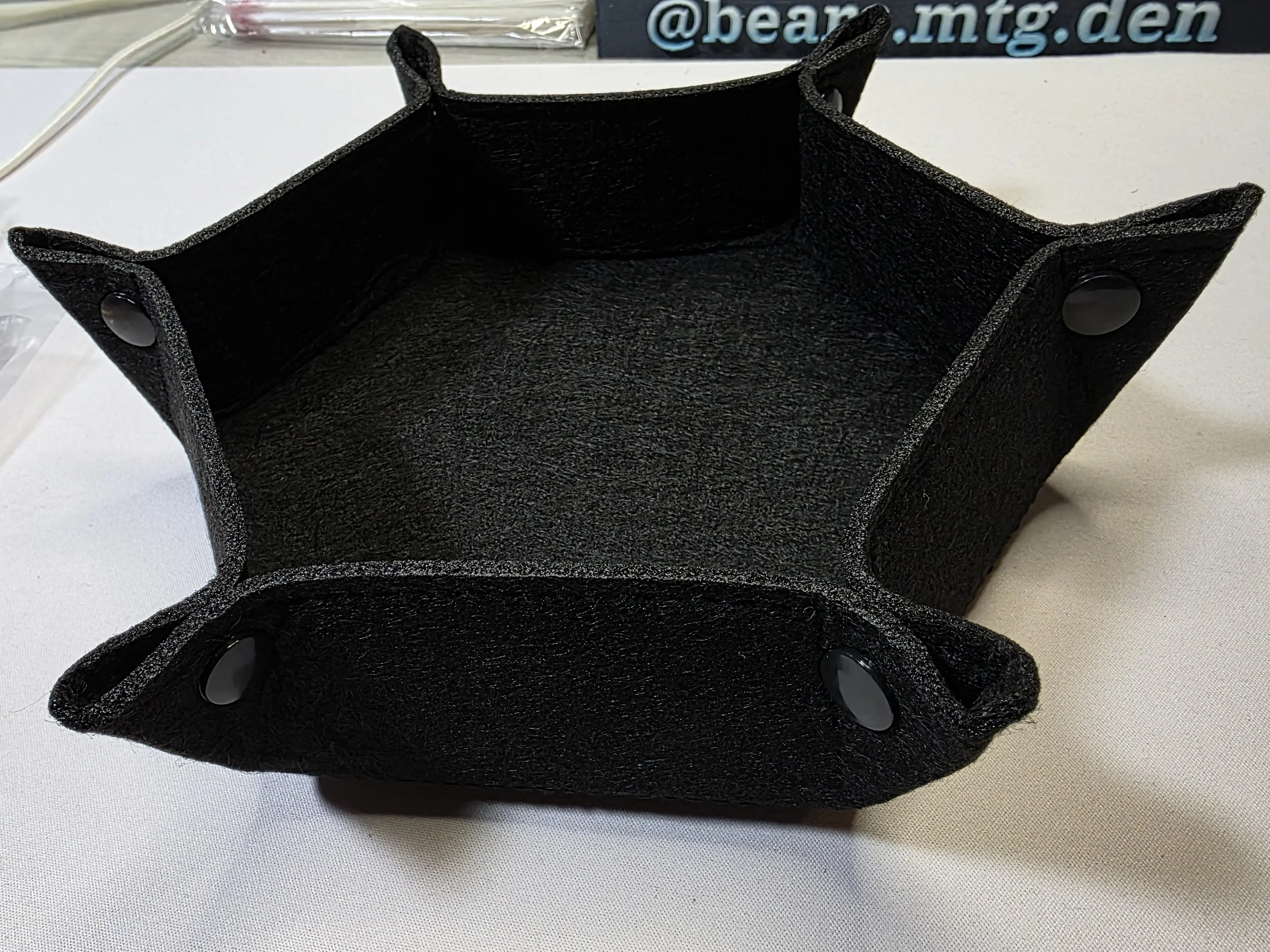 Foldable Plush Felt Rolling Tray
