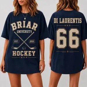 Off-Campus Briar Hockey U Y2K Graphic Tee, Romance Briar Hockey Youth Shirt, Dean Di Laurentis Off-campus Hockey 2-Sided Unisex T-Shirt, Perfect Gift For Men, Women, And Kids