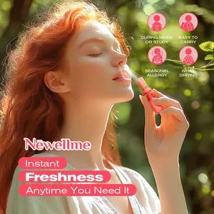 NEWELLME Nasal Stick - Strong Essential Oil Vapors, Rapidly Combat Drowsiness, Boost Mental Clarity & Refresh Your Mind Healthy