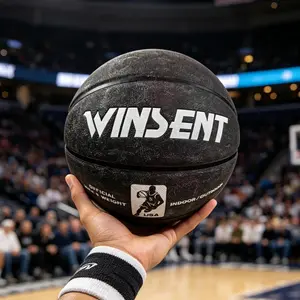 Indoor/Outdoor Streetball, Premium Grip Leather for Men & Youth