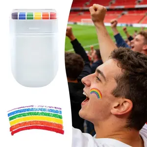 Rainbow Crayon Paint Rainbow Birthday Party Colourful Theme Party Accessories Party Family Costume Gift Pocket Size Football Match