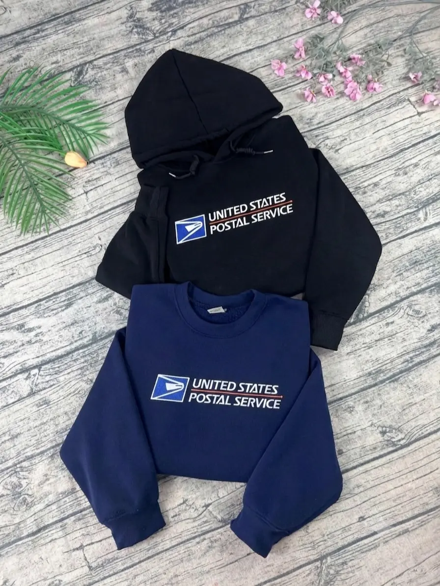 Embroidered USPS Sweatshirt, United States Postal Service Pullover, Postal Worker Gift, USPS Employee Sweatshirt