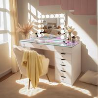 RGB drawer with 15 LED Bluetooth mirror