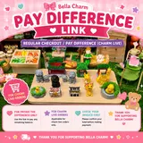 Pay Difference/ Table Mix Charm (Pack in live)