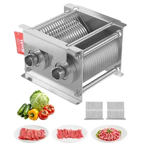VEVOR Meat Cutter Machine Blade,  , 5 mm Blade for Commercial Meat Cutter, One Set Blade for SJY-DQ90 Meat Cutting Machine, Stainless Steel, Cutter Slicer Blade Set for Boneless Meat, Soft Vegetables