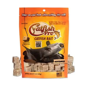 Catfish Pro Nightcrawler Catfish Bait 10 oz - Premium Scented Bait for Catfish, Long-Lasting Performance, Easy to Use, Works in All Waters