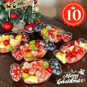 10 Candy Shaped Gift Boxes, Perfect for Christmas Gifts and Decorations, Fits Candies Cookies Desserts Chocolate, Party Gift Packaging