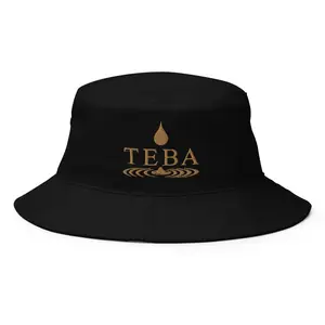 TEBA Bucket Hat Cotton Twill Embroidered