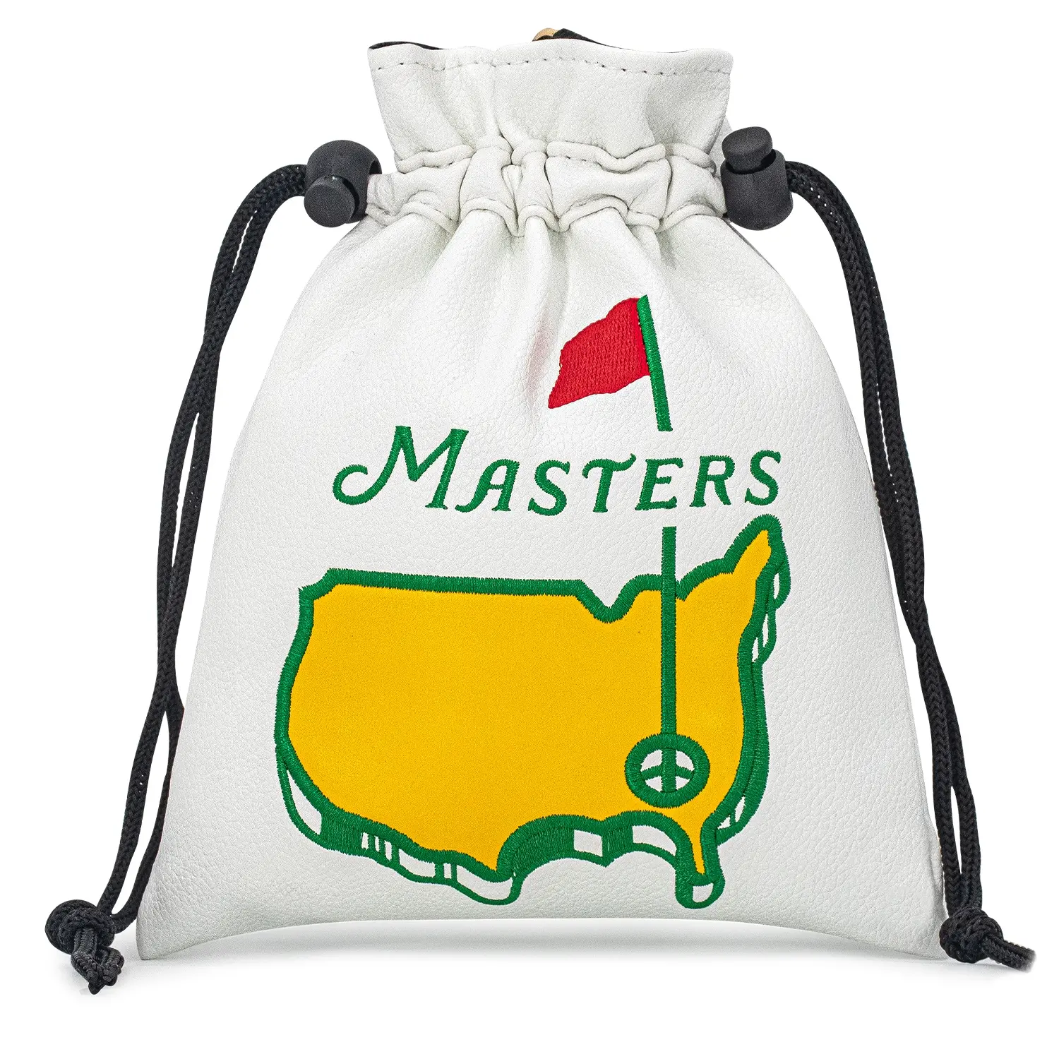 Style Golf Bag with Drawstring Closure, Portable Durable Faux PU