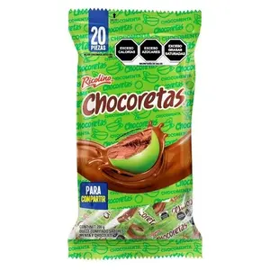 Chocoretas Ricolino Chocolates sabor Menta 20pcs individuales