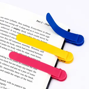 3PCS Automatic Bookmark Clips, Silicone Smart Bookmarks for Reading – Cute Reusable Page Holders for Women, Men, Kids, Book Lovers Reading Accessories & Gifts