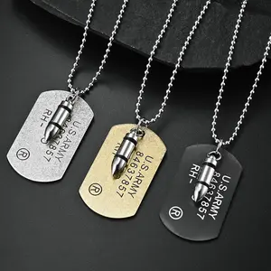 Unisex Marine Corps Dog Tag Double-Layer Necklace - Simple, Personalized Titanium Steel Chain, 24 Inches  A Perfect Gift For: Lovers, Friends, Boyfriends, Girlfriends, Thanksgiving, Independence Day, Halloween, Black Friday, Christmas, and New Year W914