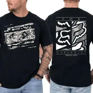 Foxx Racing Cotton T-shirt, Streetwear Gift Idea for Men & Women, Trending Top for Racing Fans T-Shirt, For Men, Full Color, Available in Various Size