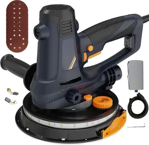 Handheld Drywall Sander 810W, Electric Sander for Walls,Rough and fine Sanding, 1500-2800RPM Variable Speed, Upgraded Pad, Adjustable Suction, Self-Dust-Extraction (120, )