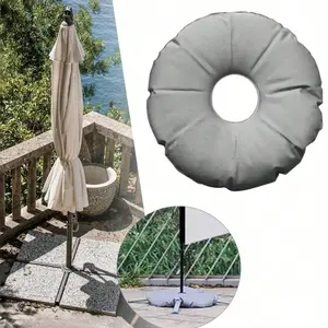20.87 Inch Water Umbrella Weight Bag Flag Base Stand Outdoor Foldable Portable Sunshade Umbrella Base Bag, Fits Up to 26.5 Lbs Depth