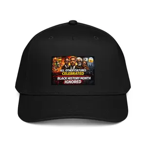 Black History Month 5 panel cap