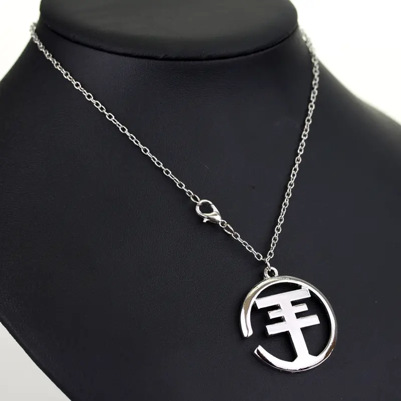 Rock Music Band Tokio Hotel Pendant Necklace for Women Men Stainless Steel Symbol Chain Jewelry